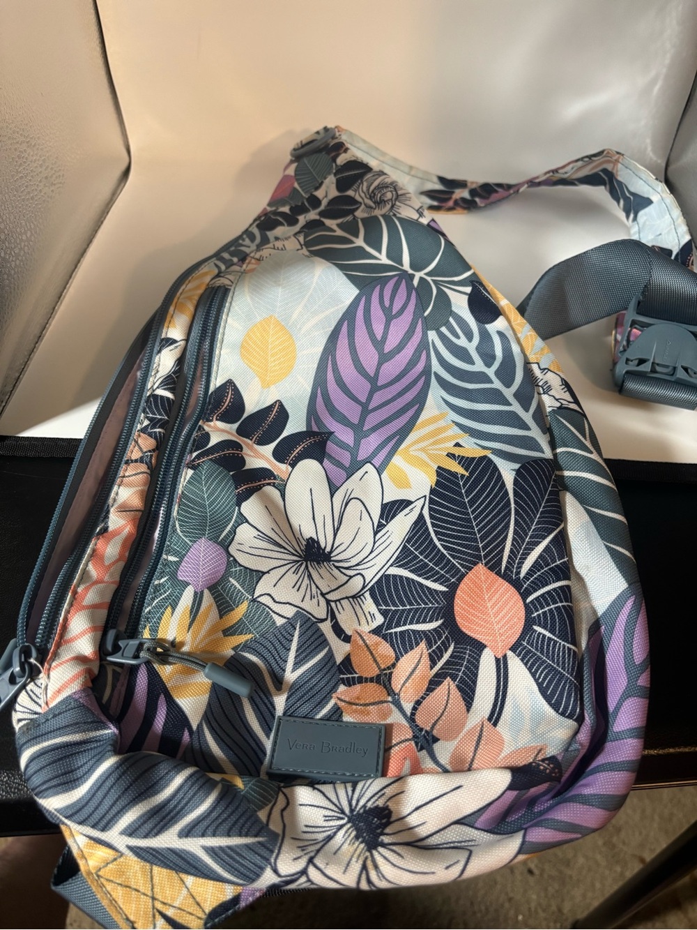 Vera Bradley Floral Sling Bag in Multi-Color